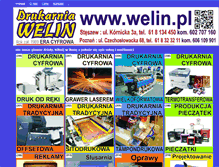 Tablet Screenshot of kojec.welin.pl